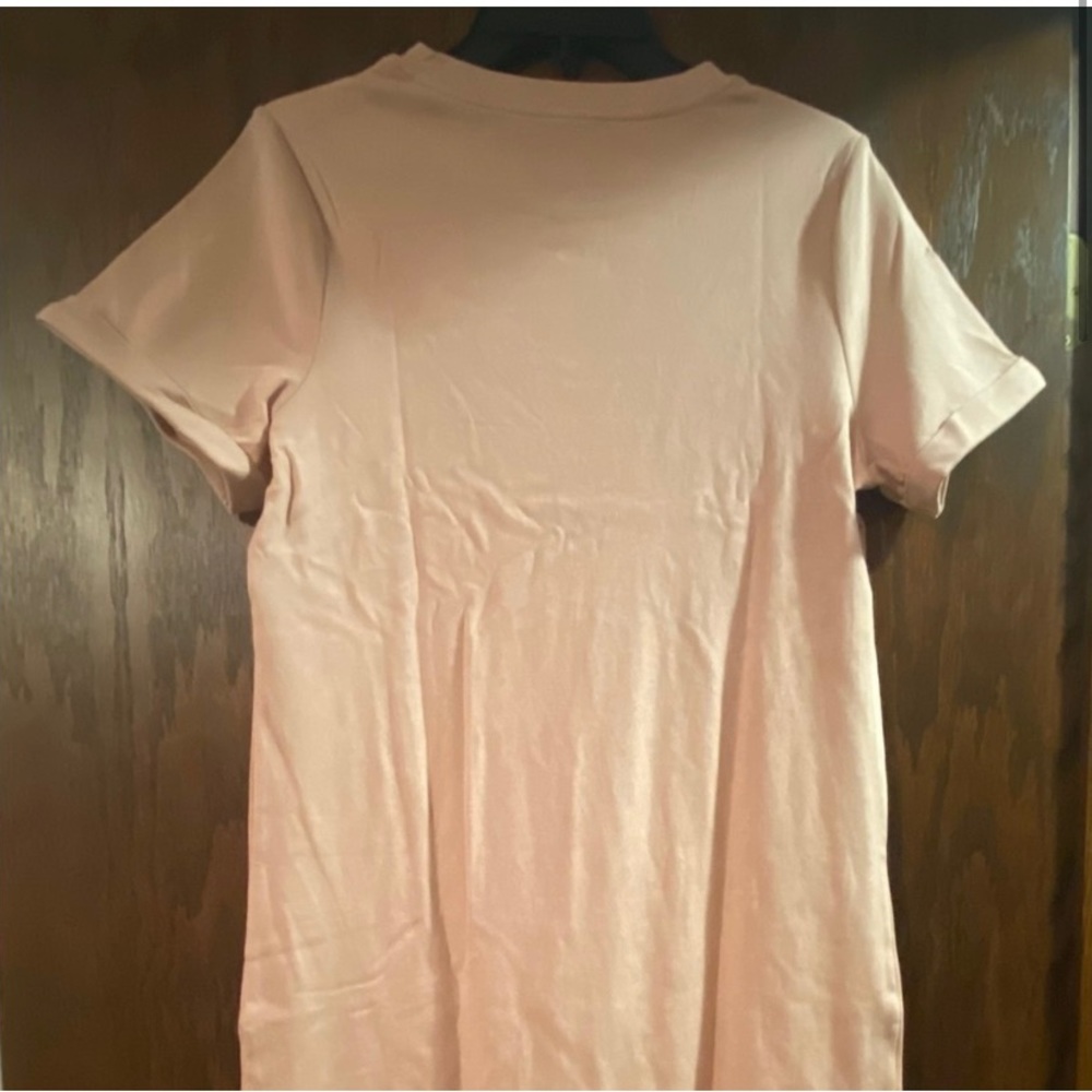 NWT A New Day Pale Pink Tshirt Dress Size M